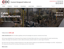 Tablet Screenshot of customdesignedcable.co.uk
